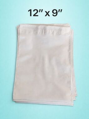 🌸 50 Classic White 12"X9" Poly Mailer Waterproof Shipping Bags.